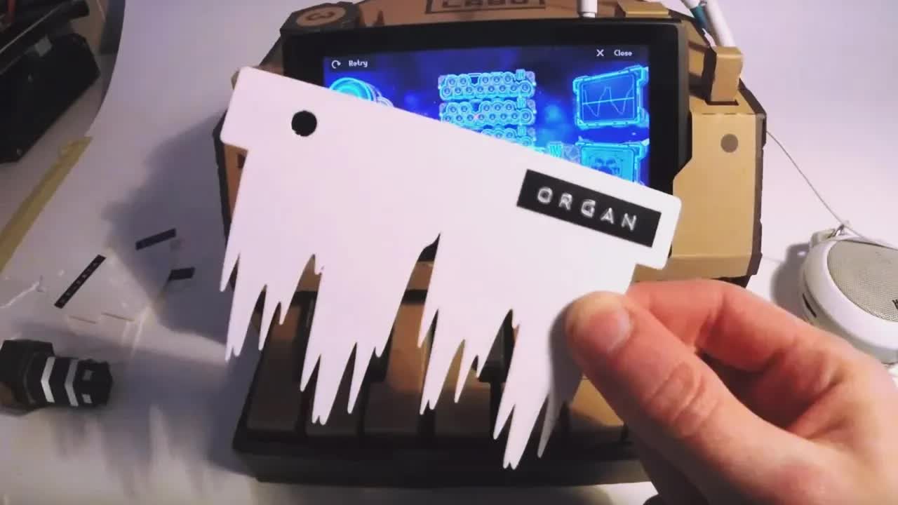 Testing 3D Printed Nintendo LABO Waveform Cards