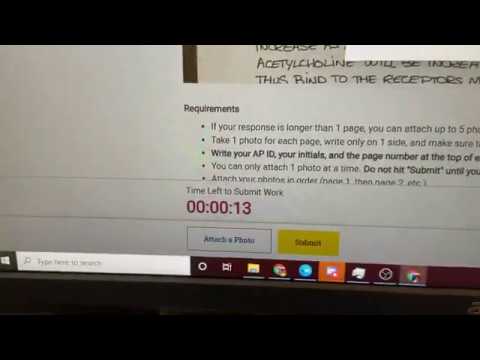 4 SECONDS LEFT TO UPLOAD AP EXAM