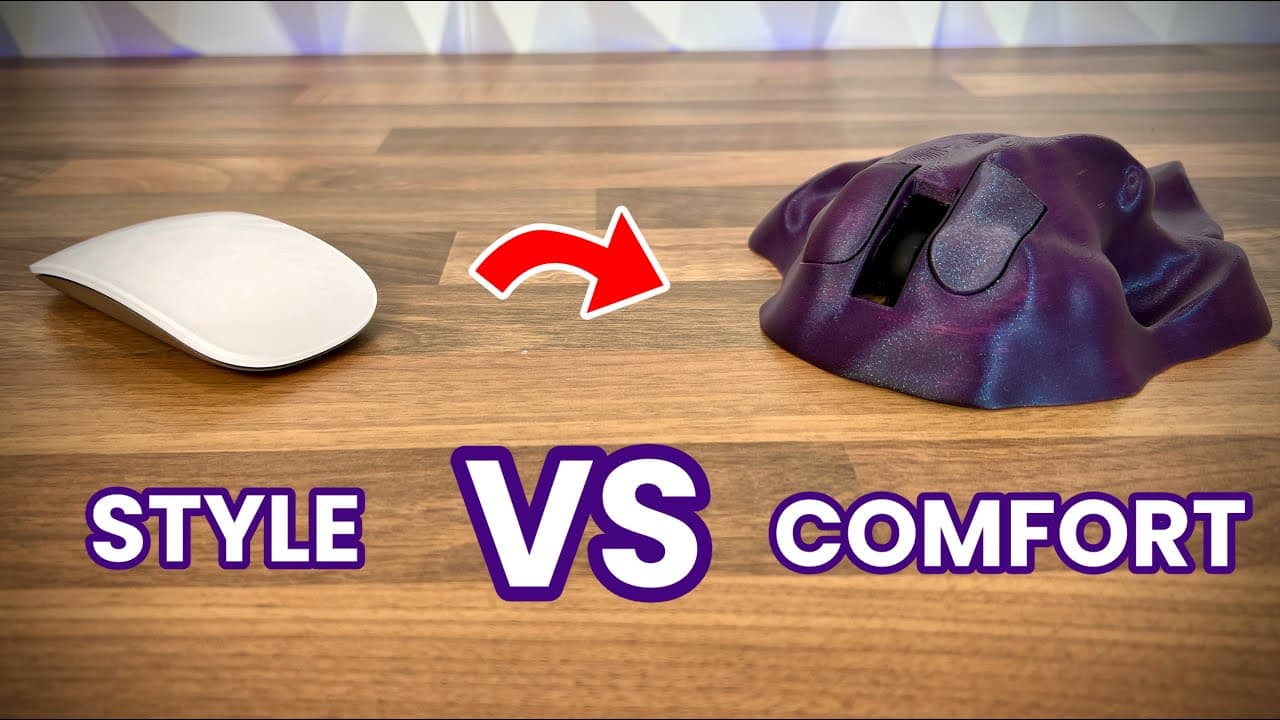 I Built the World's Comfiest Mouse (ft. Bambu Lab A1)