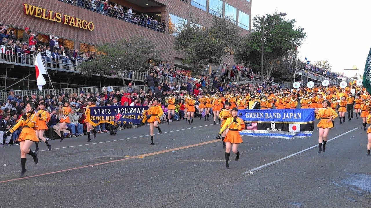 Kyoto Tachibana SHS Band - Rose Parade 2018 「FIRE BALL」 京都橘高校吹奏楽部