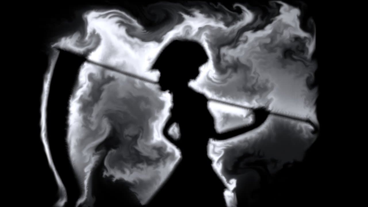 Bad Apple!! but it's a smoke simulation