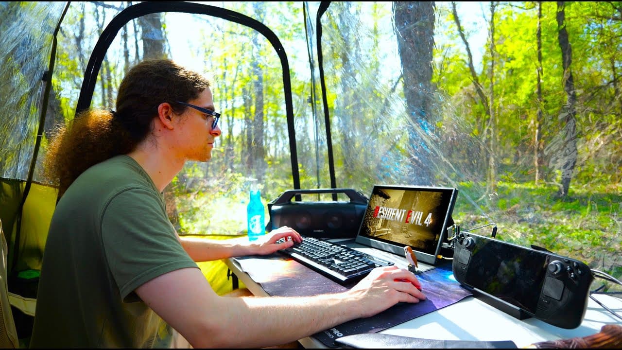 Overnight Gaming In The Woods - Resident Evil 4 Remake