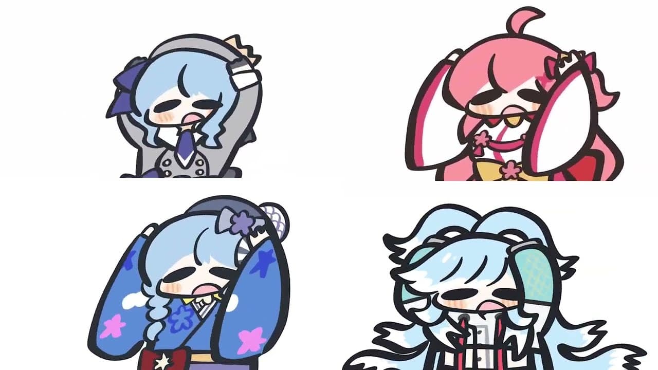 Suisei and Suisei 2 and Miko and Kobo Talalala (by Reiruka) れいるか