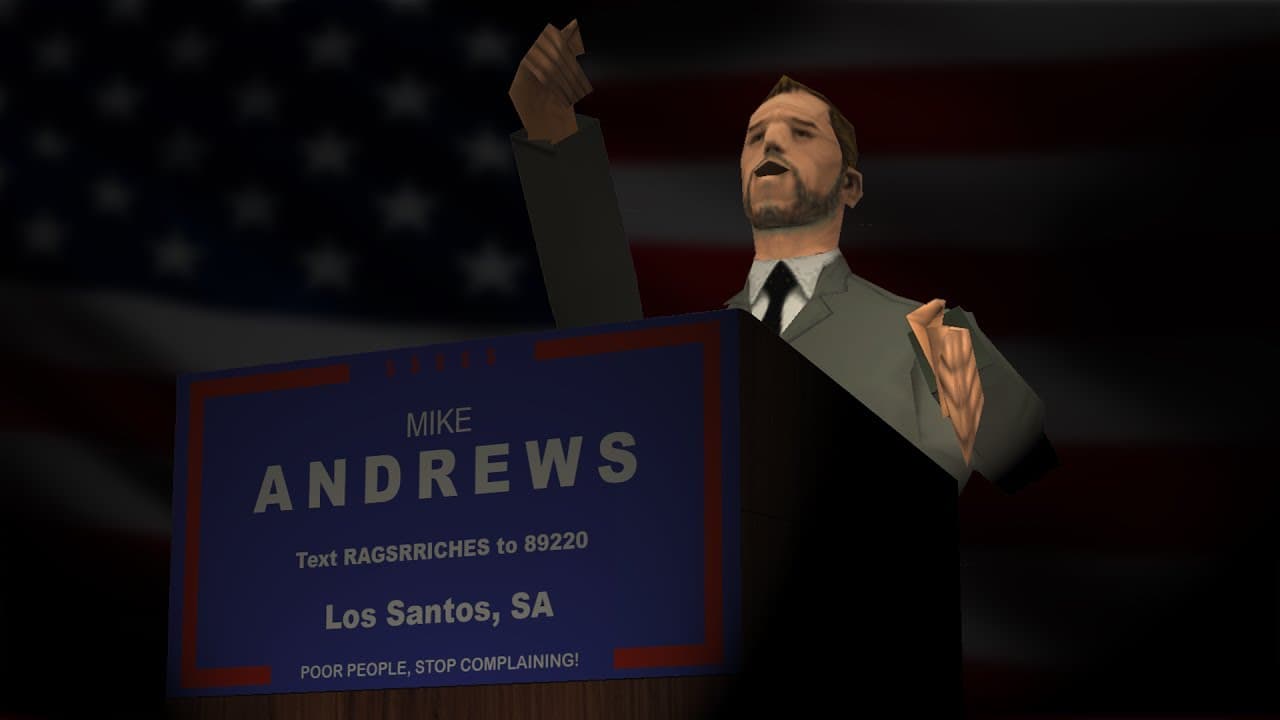 GTA SA Mike Andrews TV Commercial