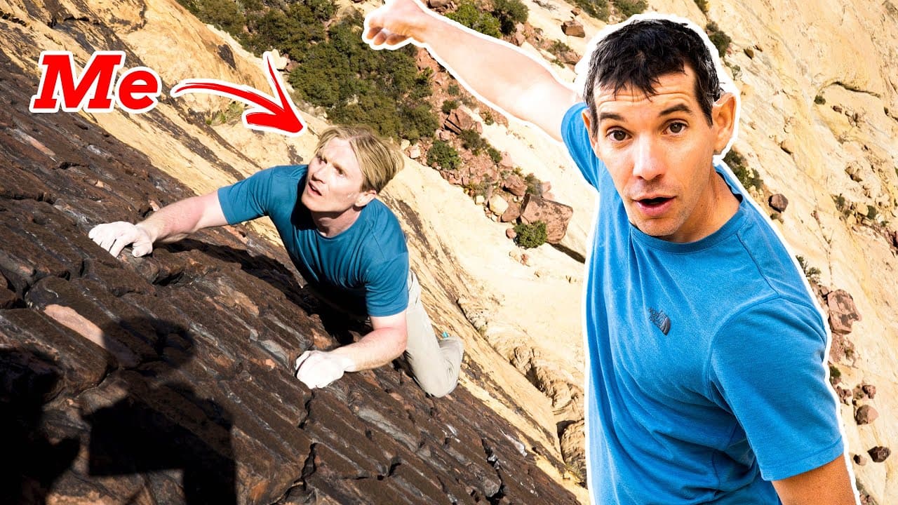 Climbing SOLO with Alex Honnold   **INSANE EXPERIANCE**
