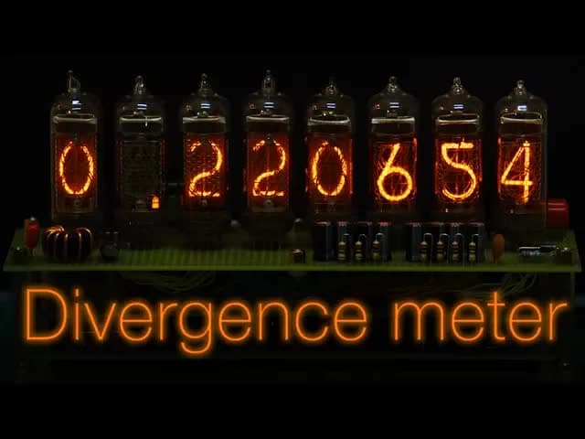 Divergence meter from Steins;Gate (DIY)