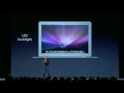Macworld San Francisco 2008-The MacBook Air Intro (Pt. 1)