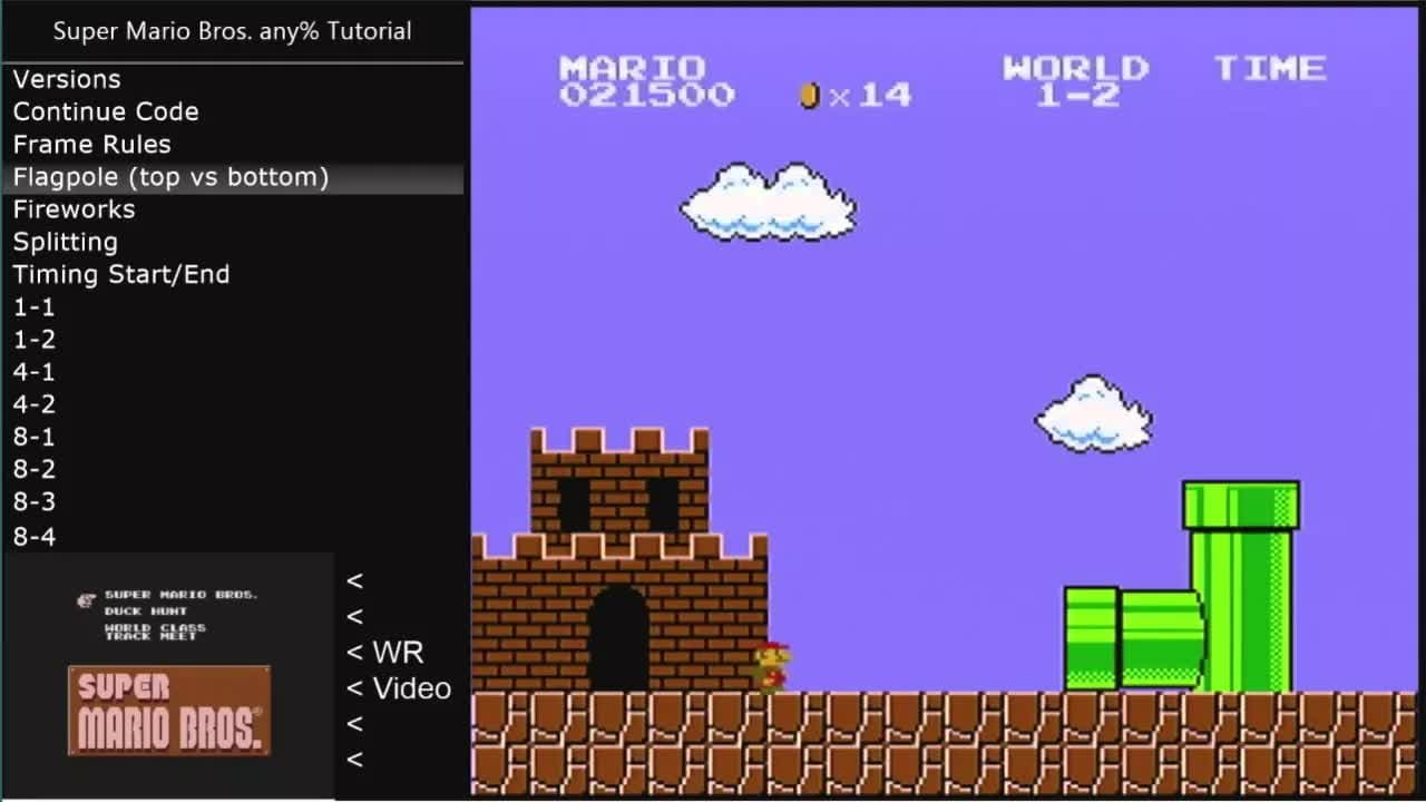 [Tutorial] Super Mario Bros. any%
