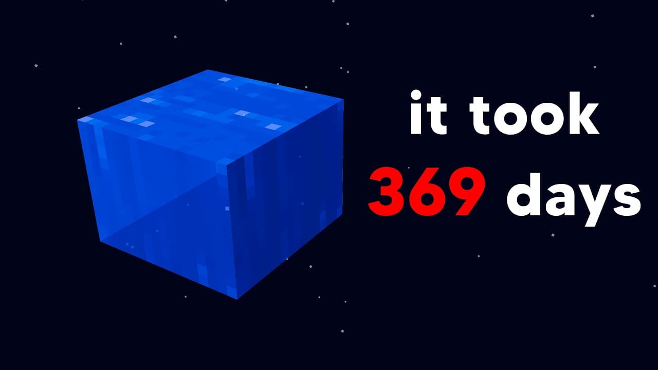 Beating Hardcore Minecraft from One Water