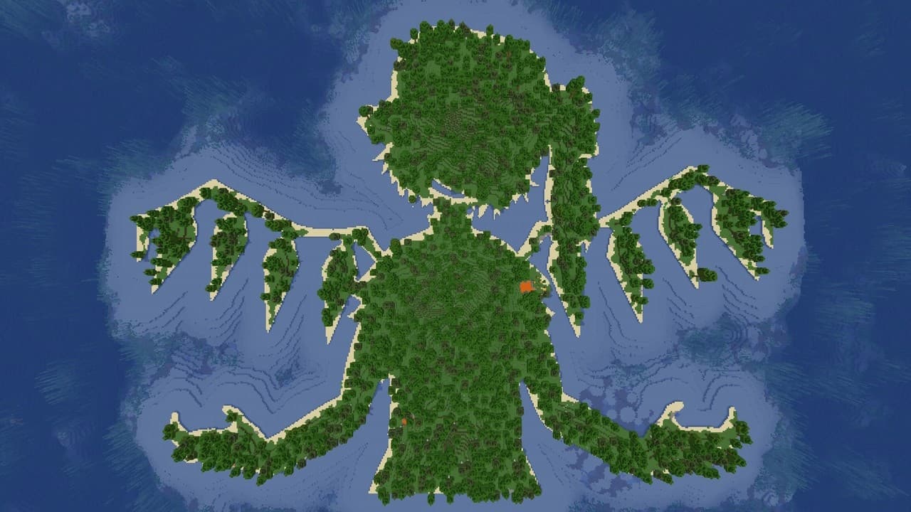 Bad Apple!! but it's a Minecraft World