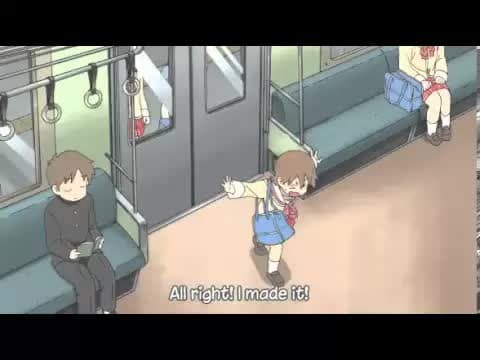 Nichijou 07 - She got on by herself