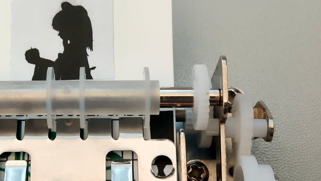 Bad Apple! on a Punched Card