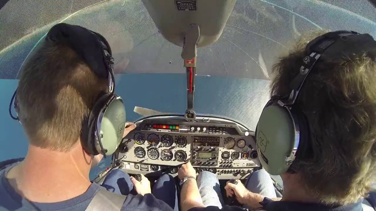 20 turn fully developed spin in a Robin aircraft