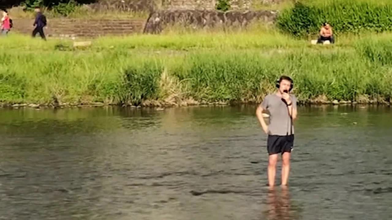 THIS MAN FLEW TO JAPAN TO SING ABBA IN A BIG COLD RIVER - "Mamma Mia" (Official Music Video)