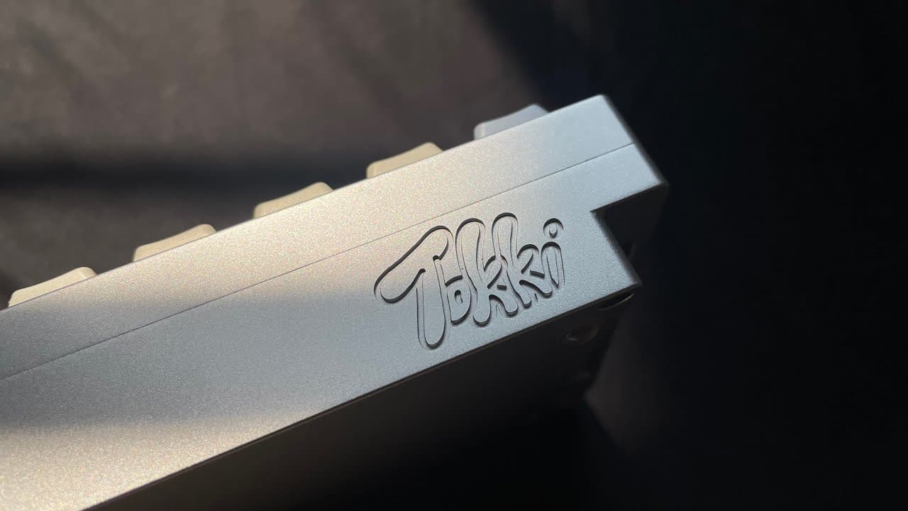 Tokki Prototype – MX Black Hyperglides on PC Plate