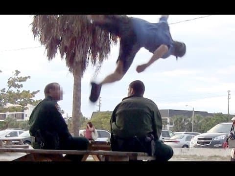 Jumping Over a Cop