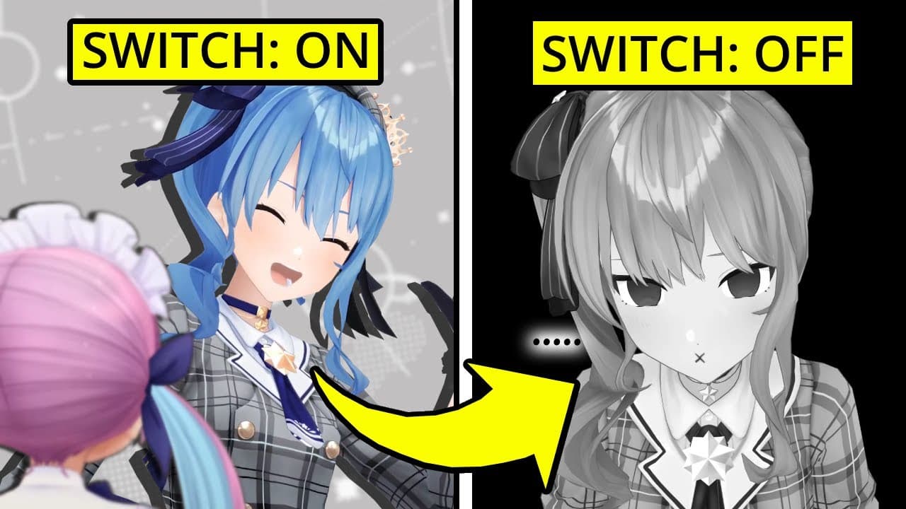 Suisei can't talk to people when her social 'switch' is turned off