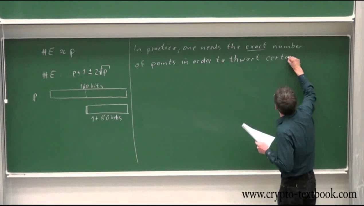 Lecture 17: Elliptic Curve Cryptography (ECC) by Christof Paar