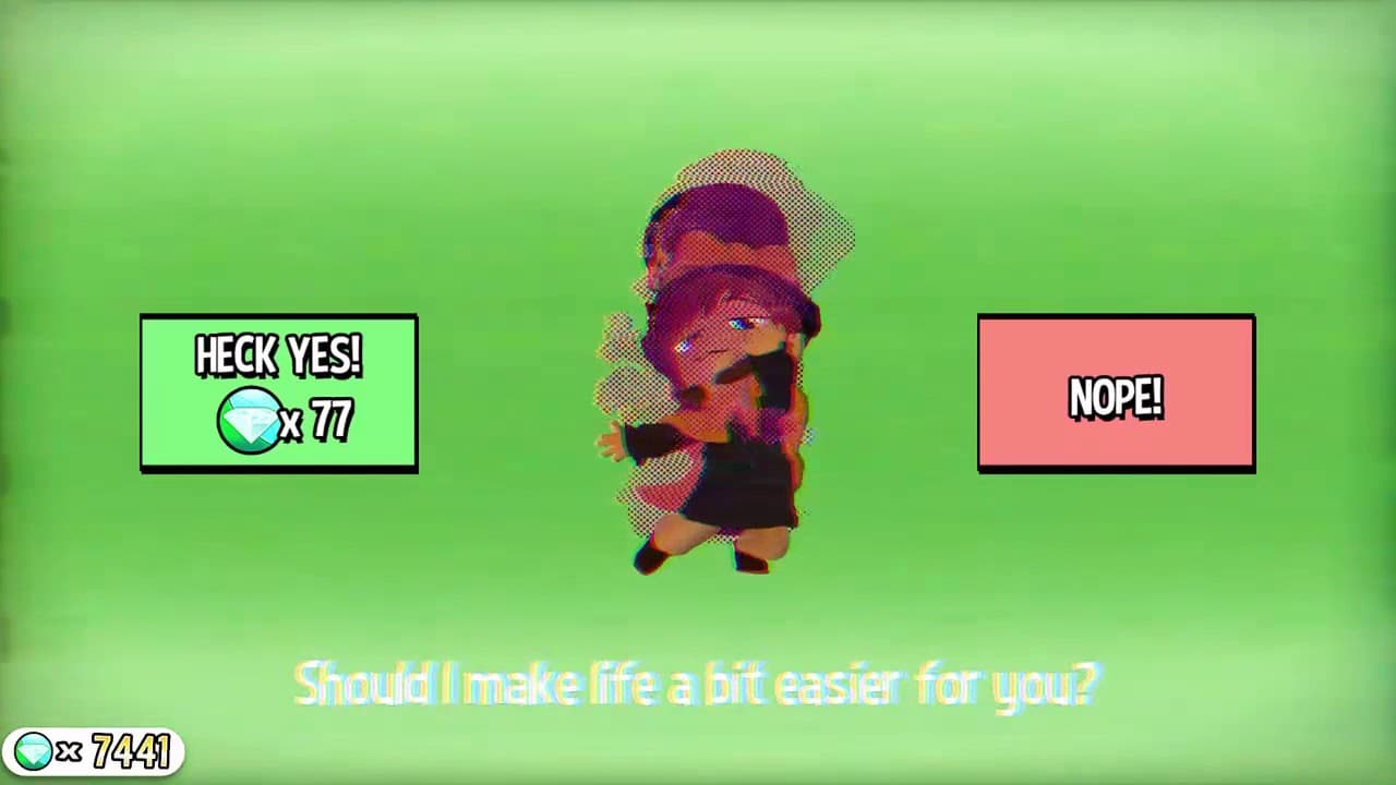 Hat Kid makes sure you're peaceful for an hour